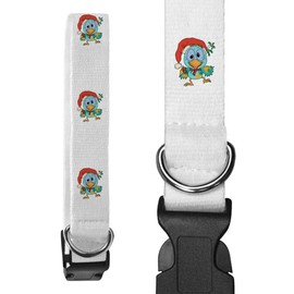 Small 'Funny Bird At Christmas' Dog Collar (PR00056469)