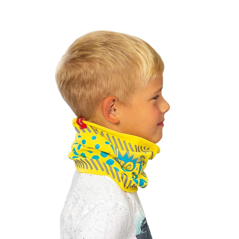 ROTH Children's Jersey Snood with Reflective Elements Adjustable Size 5-8