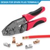 Plustool Crimping Tool for Spark Plug Ignition Wire, 8.5mm Ratchet