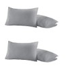 GOHAR HOME Pillow Cases 4 Packs 100% Soft Microfiber Pillowcase.