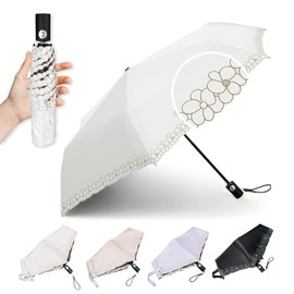 Parasol, Folding Umbrella, Mother's Day, Gift, UV Protection, 99.9% UV Protection, Ultra Lightweight, 7.1 oz (200 g), Light Blocking, Heat Blocking, Stains, Rain or Shine, UV Protection, Sun