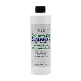 Seal & Go (S), (1 Pint) Solvent-Based impregnator/Sealer That Provides Superior Stain Protection for All Natural Interior and Exterior Stone Such as Marble, Granite, Slate, Flagstone and Limestone
