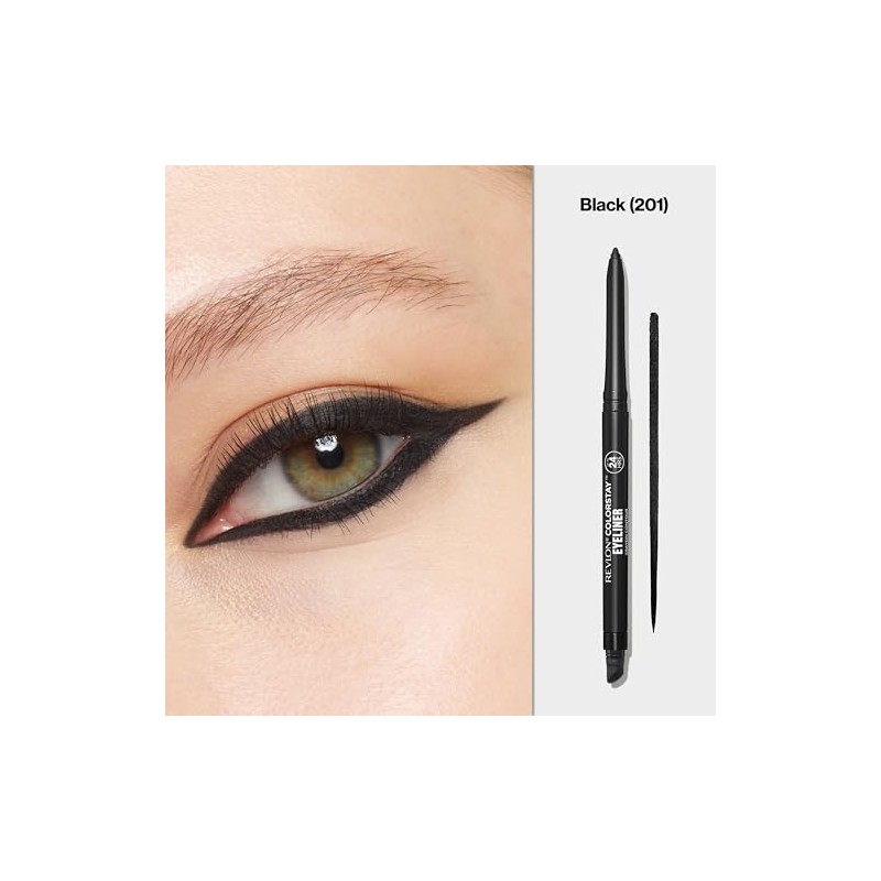 Revlon Colorstay Eye Liner Twin Pack, Negro