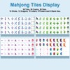 160 Pcs American Mahjong Set, 1.2 x 0.8 Inches MahJong