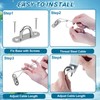 4pack Cooler Lock Bracket,Cooler Tie Down Kit with Cable Combination