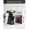 Knife Sets for Kitchen with Block, FOHERE 14 Pcs Kitchen