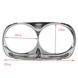 Moto fairing Headlight Trim Bezel Outer Fairing Cowl Fits For Harley Road Glide 1998 1999 2000 2001 2002 2003 2004 2005 2006 2007 2008 2009 2010 2011 2012 2013 fairing kit Chrome