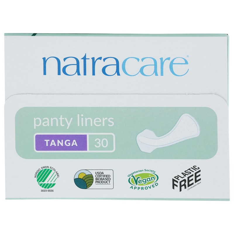 Natracare Natural Thong Style Panty Liners - 30 Pack