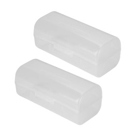 Tomotato 2PCS 26650 Battery Organizer Storage Case, Universal Portable Cover Battery Case Storage Box Waterproof Battery Protective Battery Holder