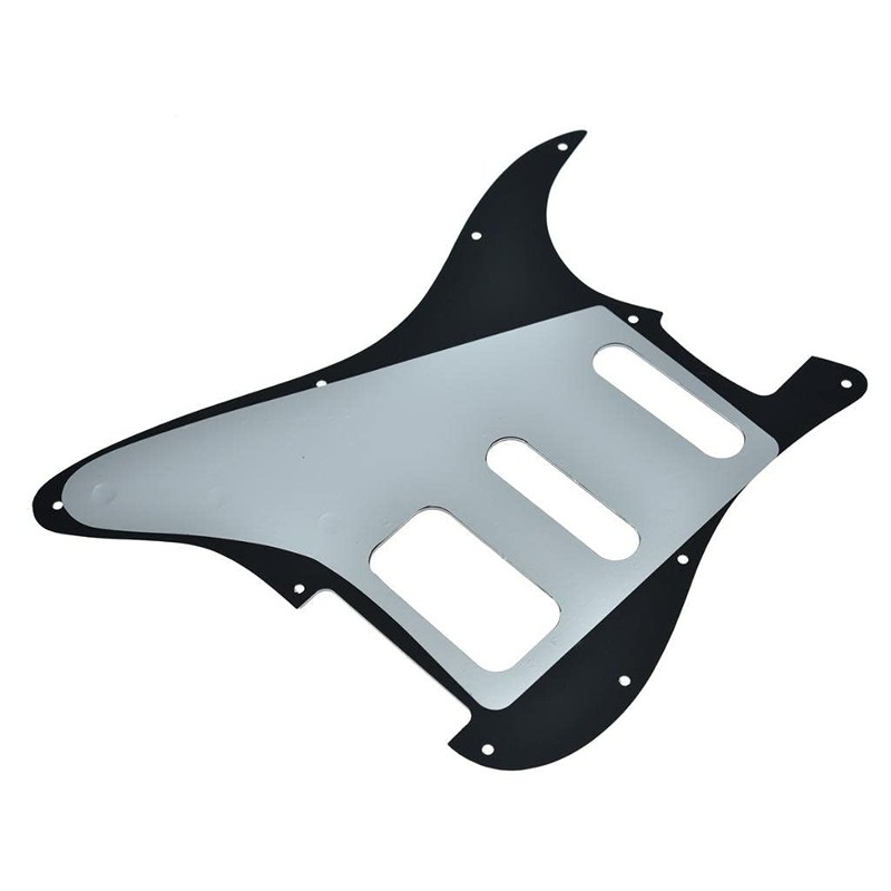 Dopro 11-Hole Strat HSS Guitar Pickguard 3-Screw Humbucking Pickup Mount