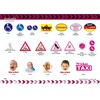 carstyling XXL Aufkleber Behindertensymbol Dimension 60 x 60 mm