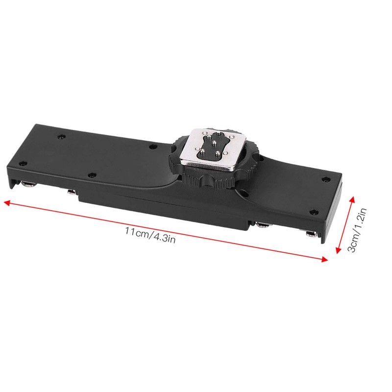 Quality Ultralight Dual Hot Shoe Splitter for SLR Camera Camcorder