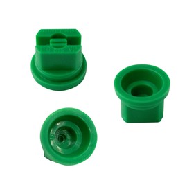 PDETVEO 10pcs Flat Fan Spray Tip, 110 Degree Plastic Flat Fan Sprayer Nozzles 0.15mm Orifice Diameter for Agricultural, Cleaning, Cooling, Green