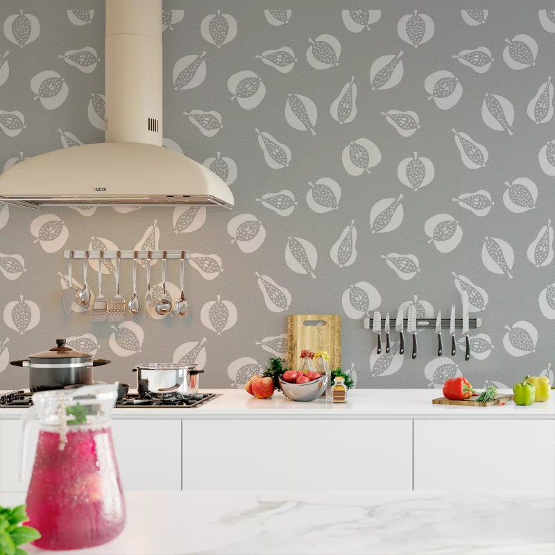 Stencil Revolution Fruit Pattern Wall Stencil - Durable & Reusable