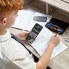 KAPEK Scientific Calculator + Math Set for Schools | 2-Line