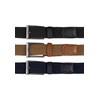 Redbridge Elastic Braided Belt Set of 3 with Metal Clasp