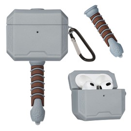 Besoar for Airpod Pro 2019/Pro 2 Gen 2022 Case Cartoon Cute Fashion Character Kawaii Cool Silicone Design 3D Cover for Airpods Pro Stylish Funny Fun for Air Pods Pro Girls Boys Teen Kids Cases-Thunder