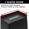 MYMULIKE Bed Risers 5 Inch Heavy Duty, Oversized Furnitures Risers