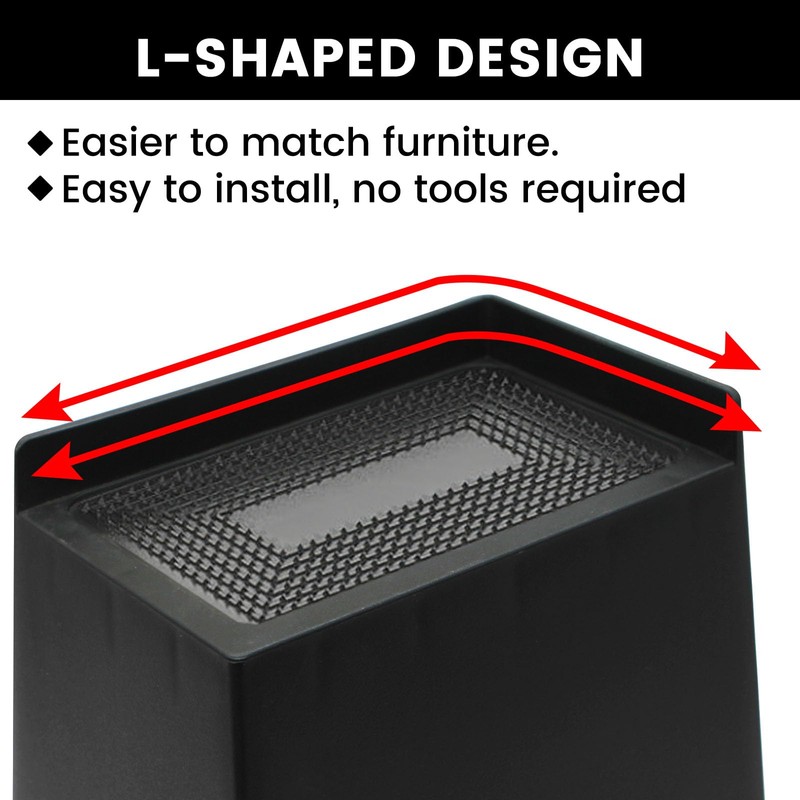 MYMULIKE Bed Risers 5 Inch Heavy Duty, Oversized Furnitures Risers