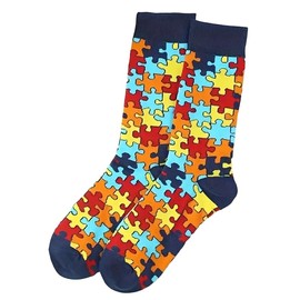 Unisex Jigsaw Puzzle Novelty Fun Socks One Size UK 6-10 EU 40-45