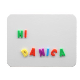 Flipside Two-Sided Magnetic Dry Erase Board, Plain/Plain, 9" x 12"