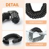 Motorcycle Helmet Lock with Combination Lock,Retractable Motorcycle Locks Anti Theft