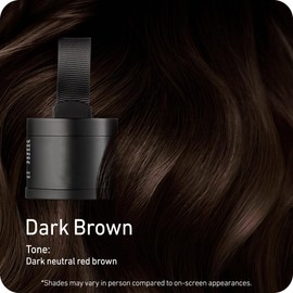 Hairline Shadow Polvo Para Rayitas, Polvo para Retocar Raíces, Corrector Para Las Raíces Del Cabello, Para Cubrir Las Sombras Para El Cabello, Uso Para Rellenar El Debilitado (Marrón oscuro)