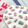 4th of July Press on Nails Short Square Fake Nails