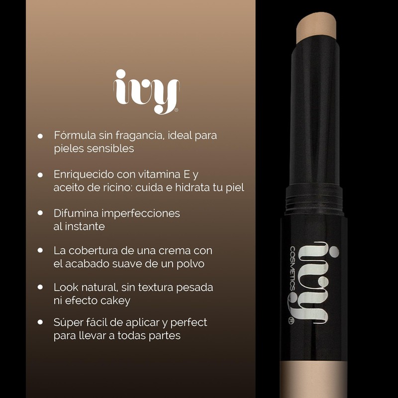 Set Maquillaje Corrector Perfect Fix Ivy + Rubor Liquido Bissu