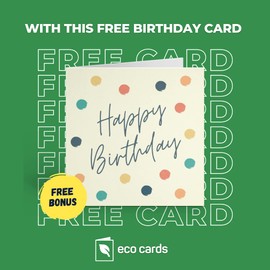 Red Hearts Valentines Card - premium Valentine's Day Cards for wife, husband, girlfriend or boyfriend in plastic free packaging