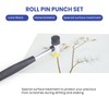 Roll Pin Punch Set with Storage Pouch,Smithing Punch Removing Repair