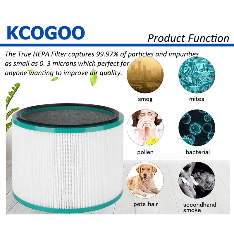 HP01 HP02 DP01 Replacement Filter: Compatible with Dyson Pure Hot+Cool