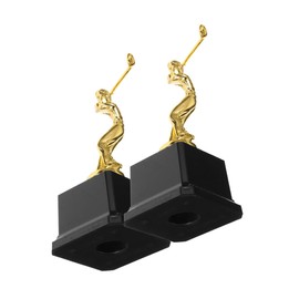KICHOUSE 2pcs Golf Trophy Decorative Award Trophy Cup for Sports Competitions Lightweight Golf Adornment for Athletes Table Decoration for Events and Parties