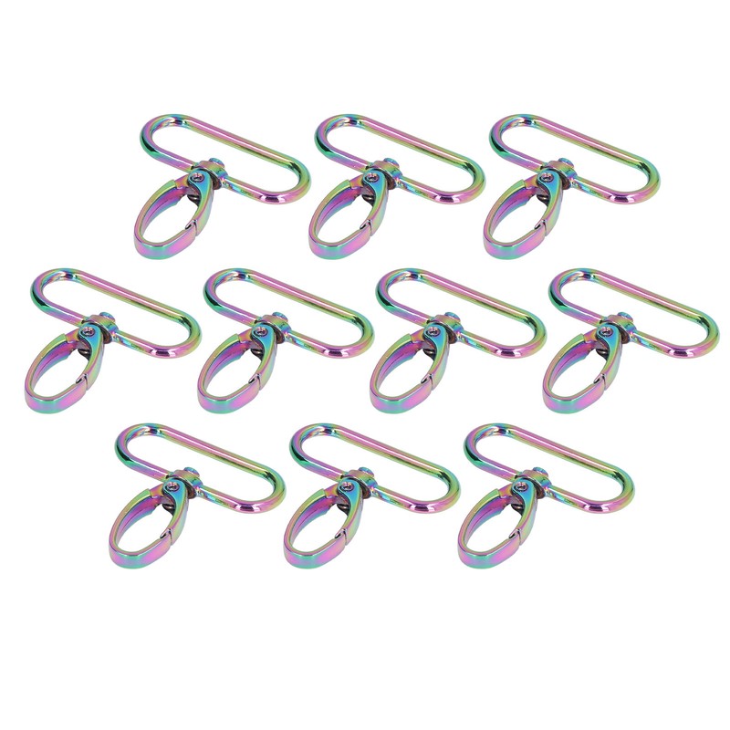 10PCS Keychain Hook 360° Rotation Fine Workmanship Alloy Materials Light