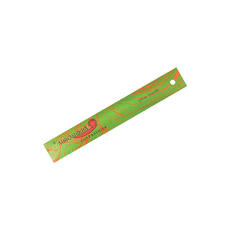 Zedernholz - Zeder - Cedar- Räucherstäbchen Auroshikha 10g