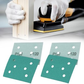 LT Easiyl Schleifblätter mit 6 Löchern, Körnung 80/120/150/180/220, kompatibel mit Surfprep, kompatibel mit Uneeda Ekasand, 50 Stück, 7,6 x 10,2 cm