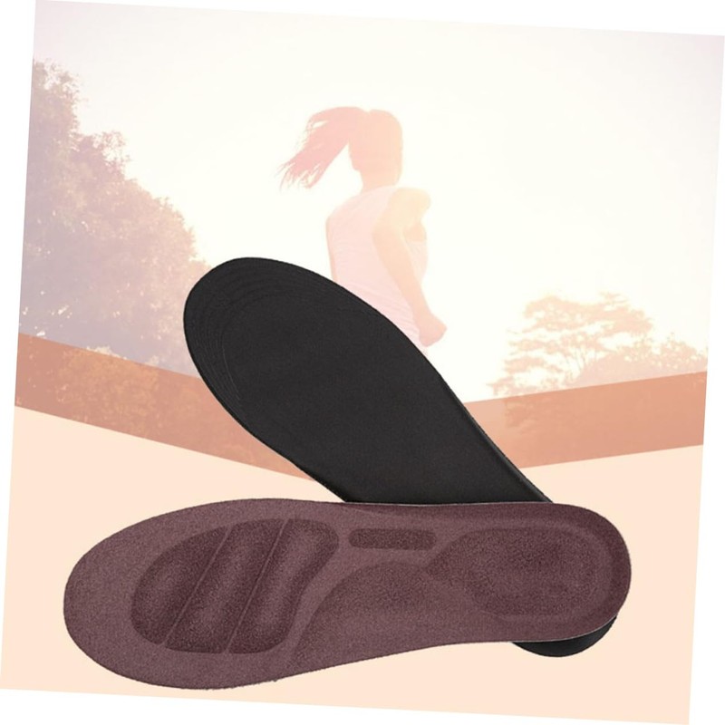 Baluue 3pcs Thickened Absorption Insoles for Men Women Breathable Foot