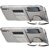 Boao 2 Packs Car Sun Visor Organizer, Sunglasses Holders for