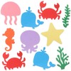 MixTeach 200 Pcs Sea Life Cutouts Paper Tropical Fish Shape