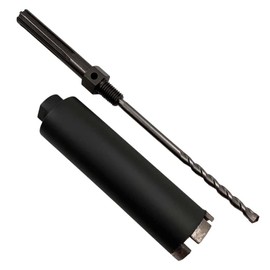 3" Dry/Wet Multipurpose Core Bit for Masonry, Concrete and Natural Stone, 6" Drilling Depth, SDS Max Pilot Bit with 5/8"-11 Arbor