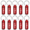 ChoiceBundle “Pill Buddy” Keychain Pill Container - Red - 10