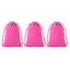 KONMAY 10pcs Big Size Velvet Drawstring Bags, 20.0x25.0cm Rose Velevet