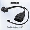 Shtuomoland Security Gate Bypass OBD2 Cable Compatible with Dodge Ram