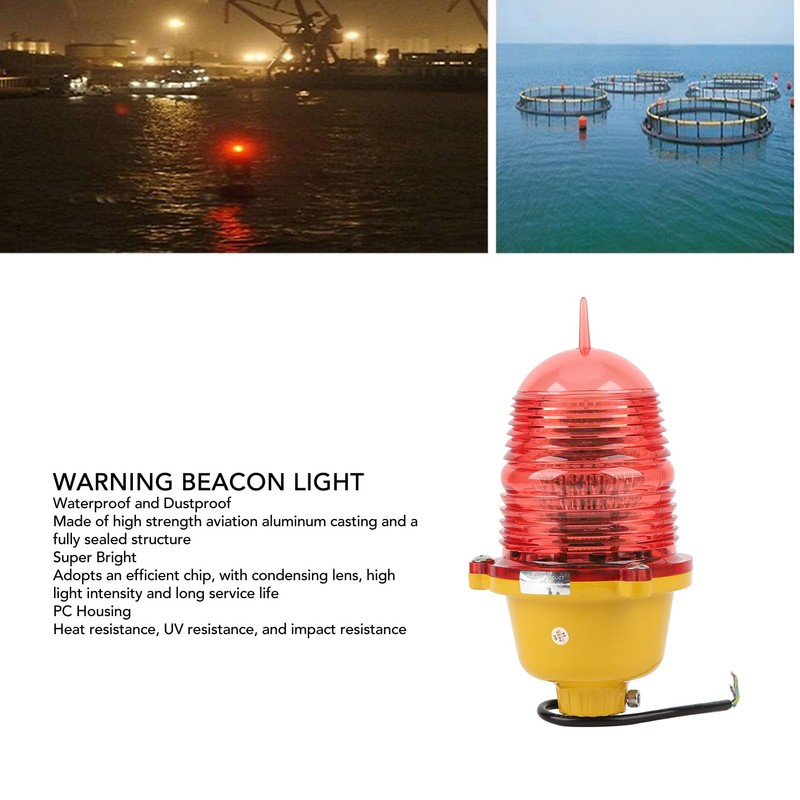 Tower Adjustable Obstruction Lights, Aviation Obstruction Light Super Bright Impact