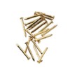 Dollhouse Miniature Brass Pointed Pin Nails 6mm by Houseworks