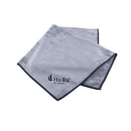 Ha-Ra Star Cloth Anthracite I Microfibre Cloth for Surface Cleaning I Cleaning Cloths with Hem in 40 x 40 cm I High Performance Microfibre I High Cleaning Power & Dries Streak-Free