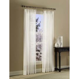 Stylemaster Splendor Pinch Pleated Drapes Pair, 2 of 24" by 84", Beige