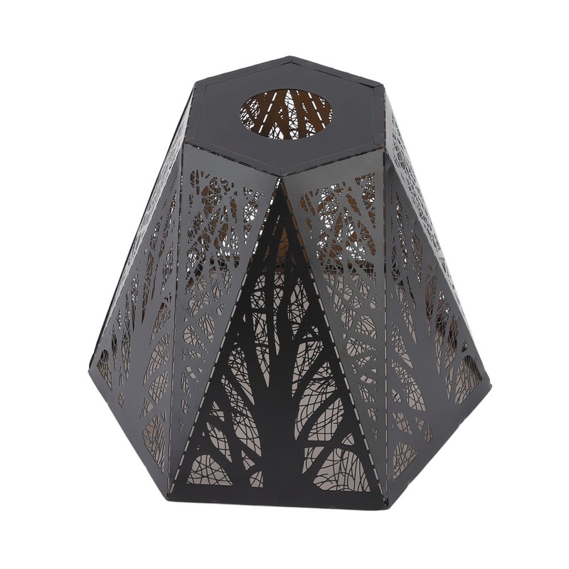 Lamp Shade E27 E26 Desk Lamp Wrought Iron Lampshade Black