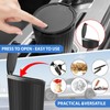 Gigmeta Car Rubbish Bin with Lid, Practical Mini Rubbish Bin,