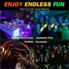 Pack de 100 Pulseras Neón Luminosas YOSGO para Fiestas y